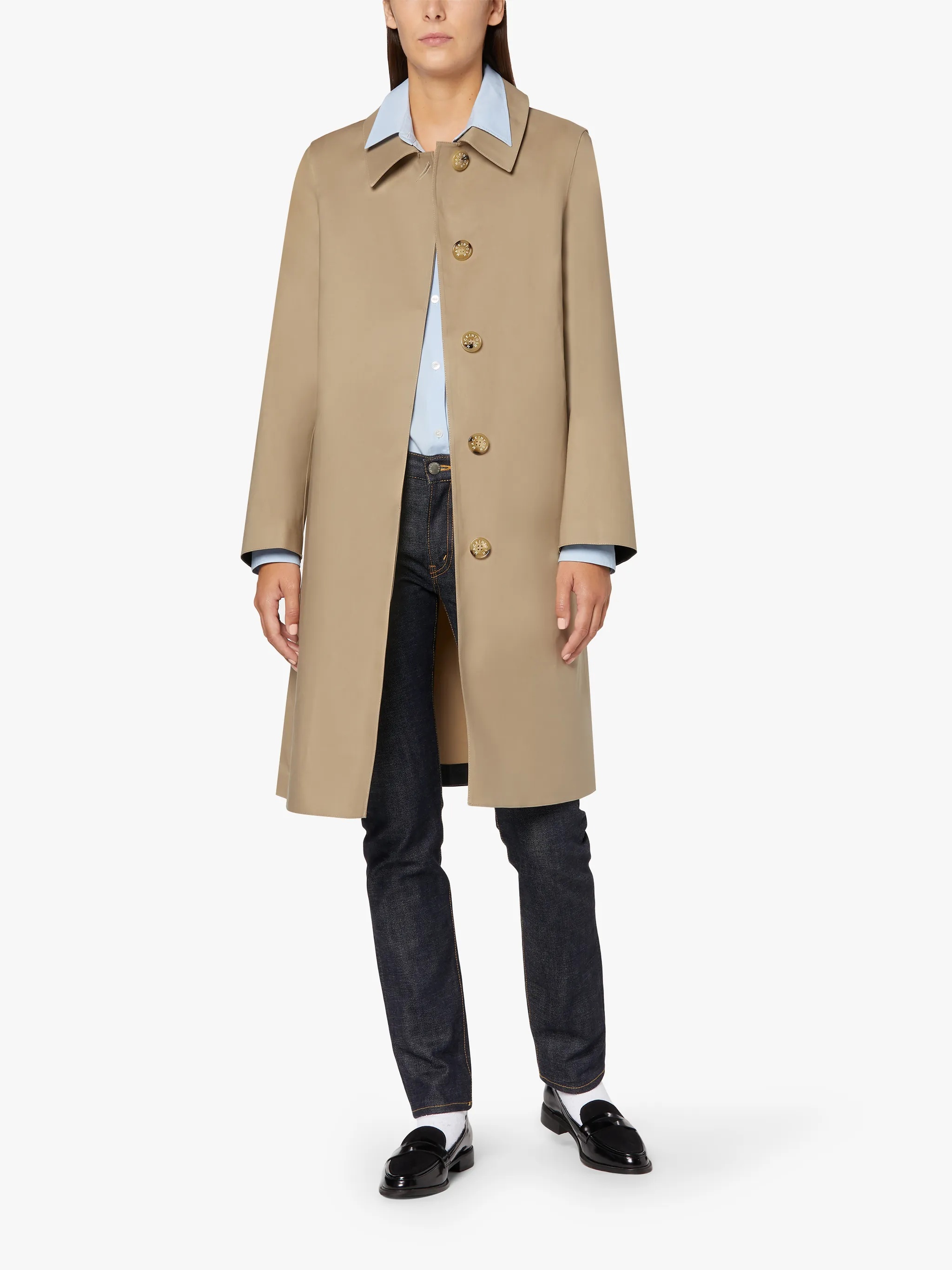 BANTON FAWN BONDED COTTON COAT | LR-1032 - 2