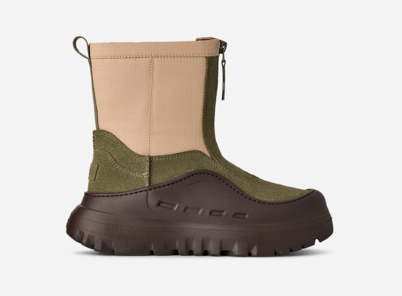 ® Men's PeakMod Boot Suede/Textile Boots in Burnt Olive/Mustard Seed 1