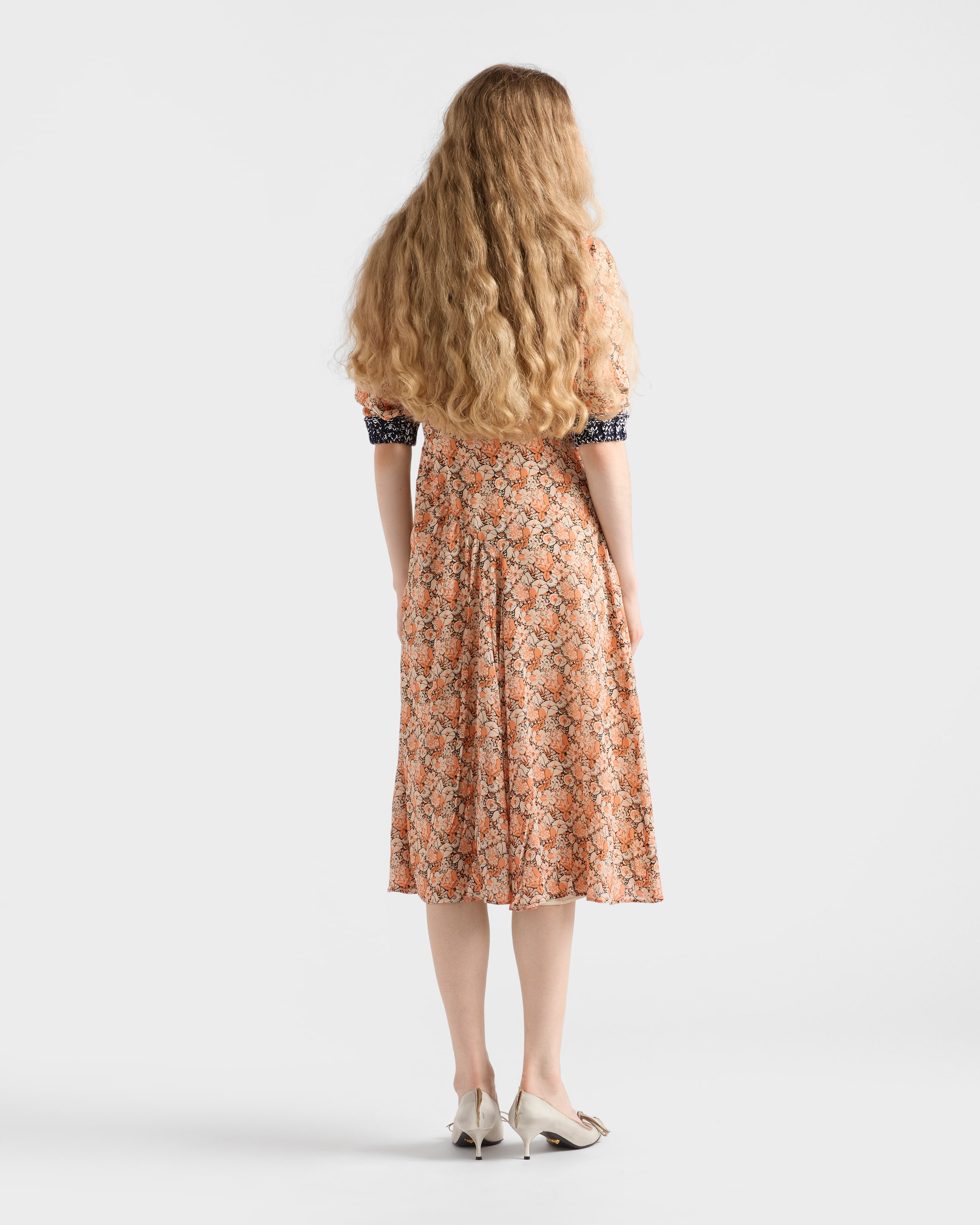 Printed georgette dress - 5