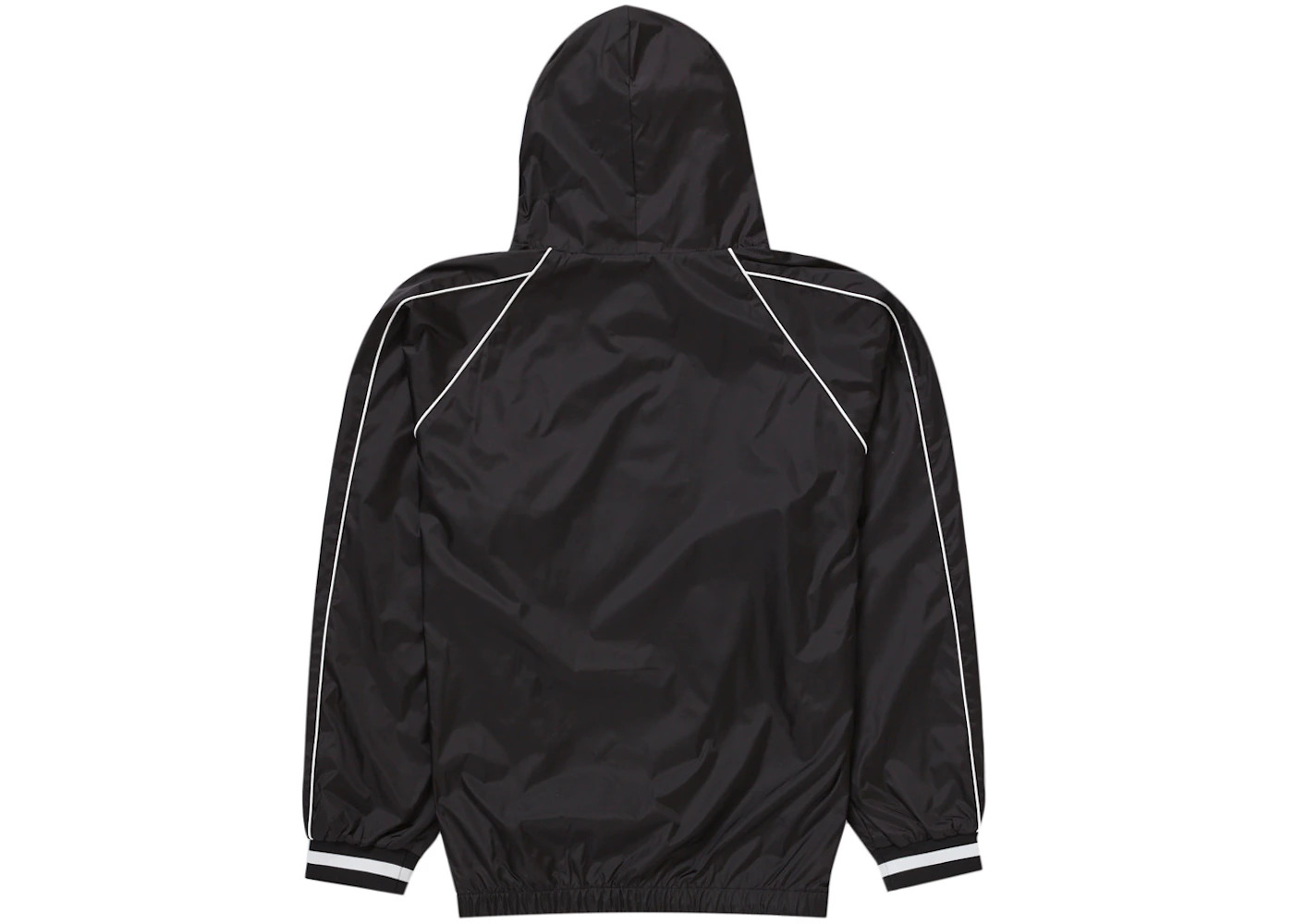 Supreme Hooded Warm Up Pullover Black - 2