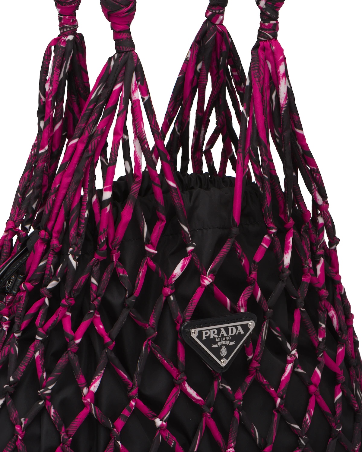 Large printed nylon mesh bag - 6