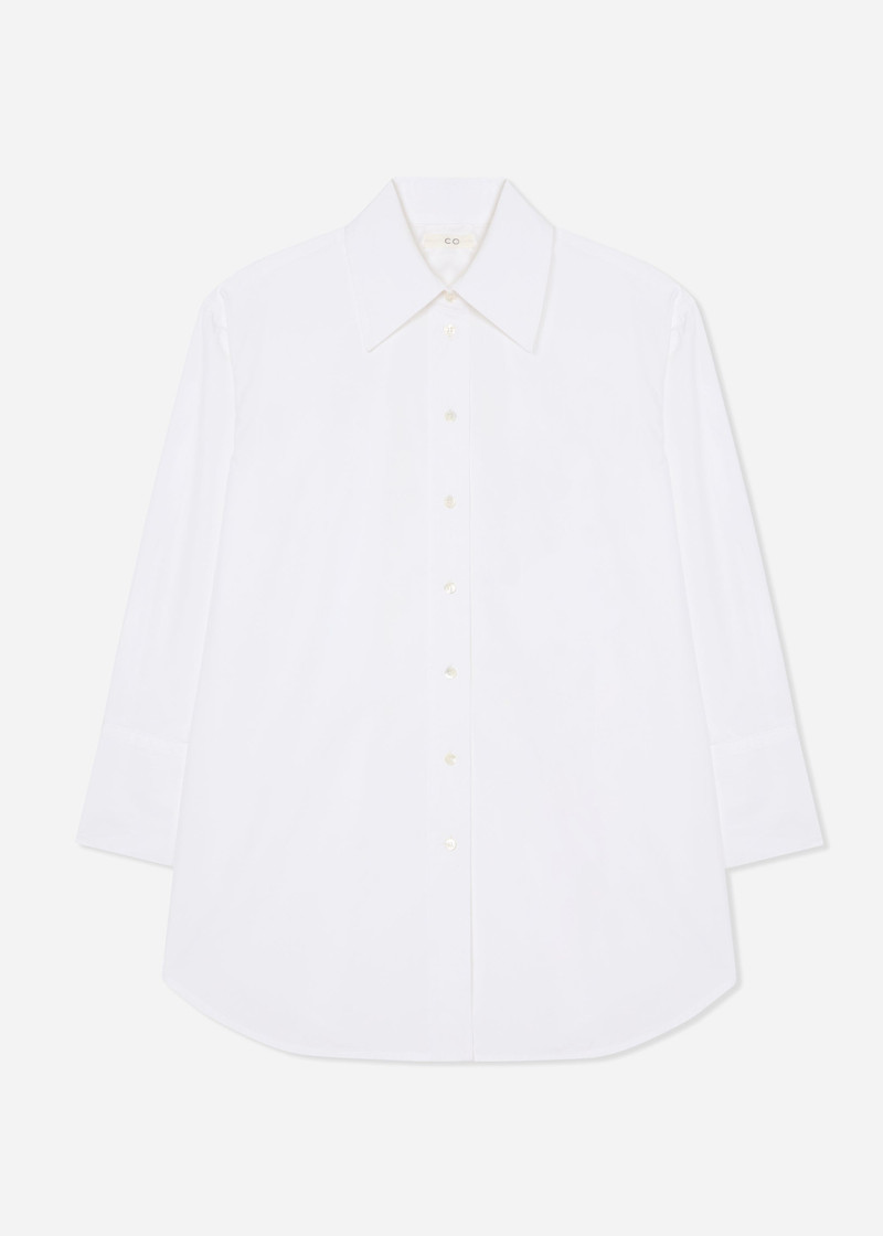 Overshirt in Cotton Sateen 1