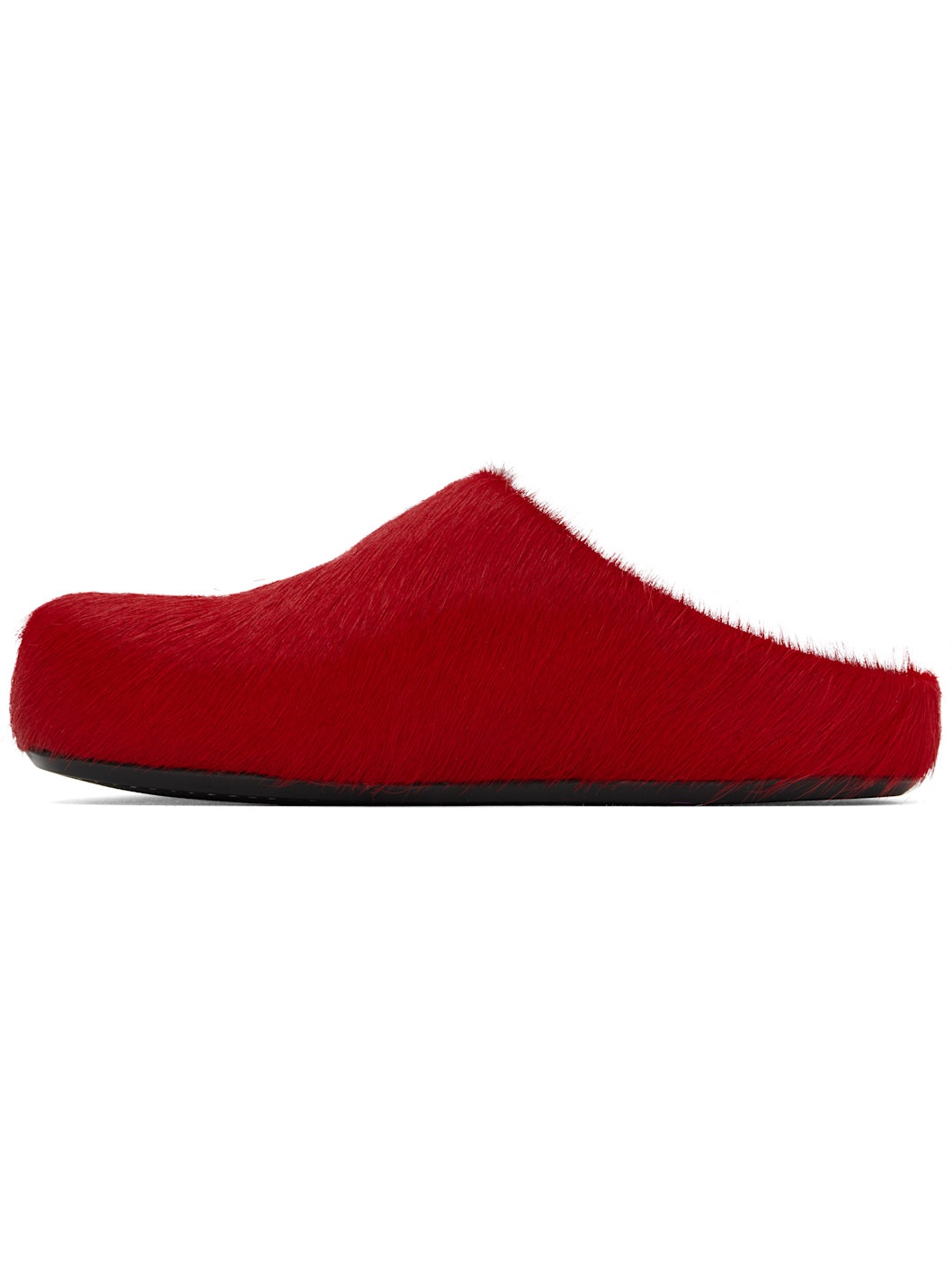 Red Fussbett Sabot Slip-on Loafers - 3