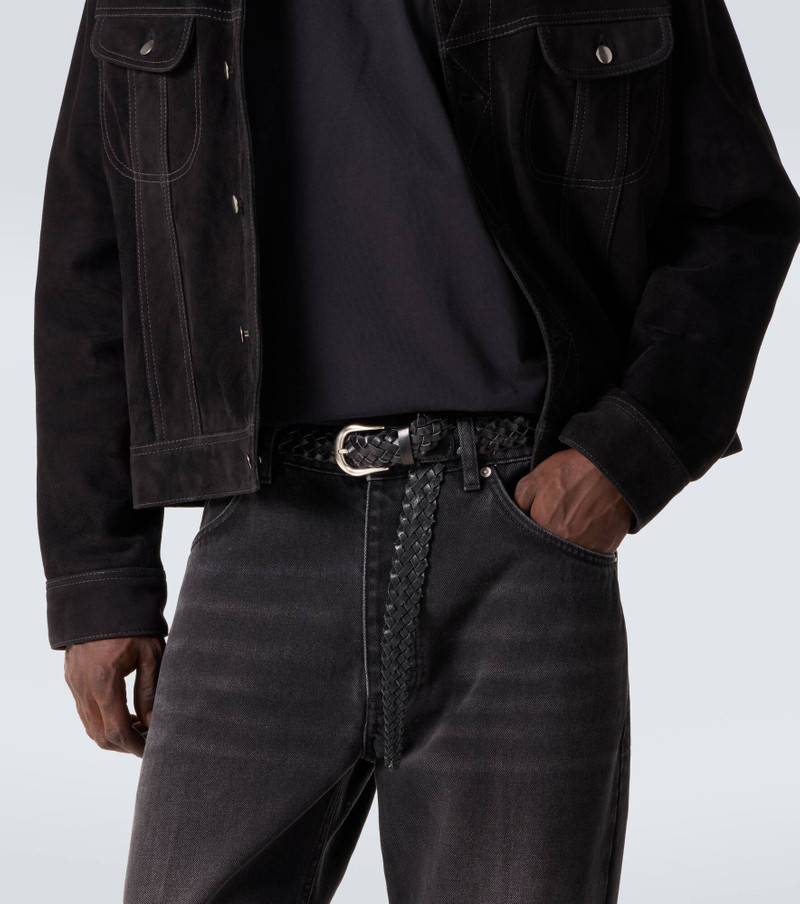 Studio Nicholson x Aaron Levine braided leather belt outlook
