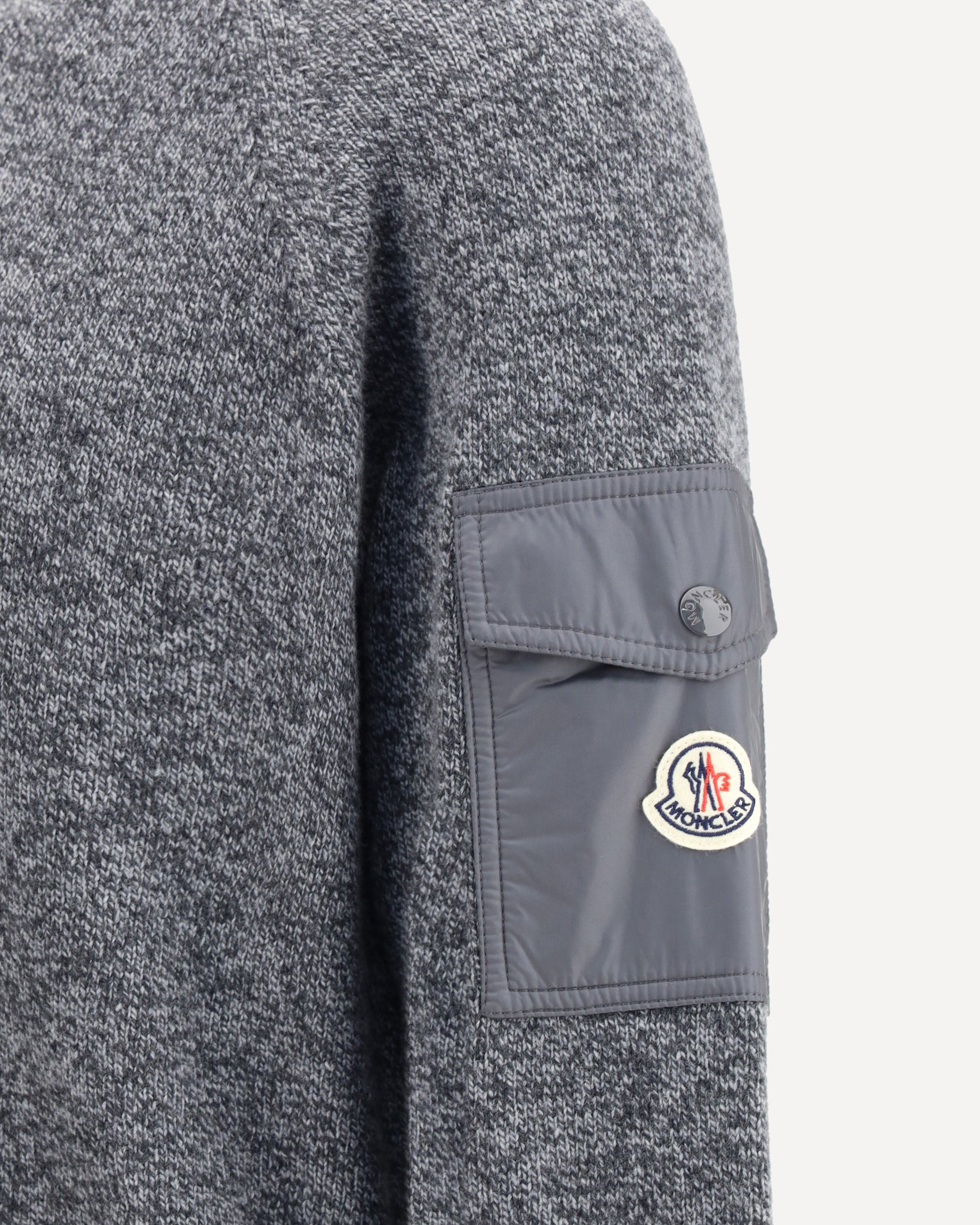 Wool mouliné and cashmere Sweater - 3