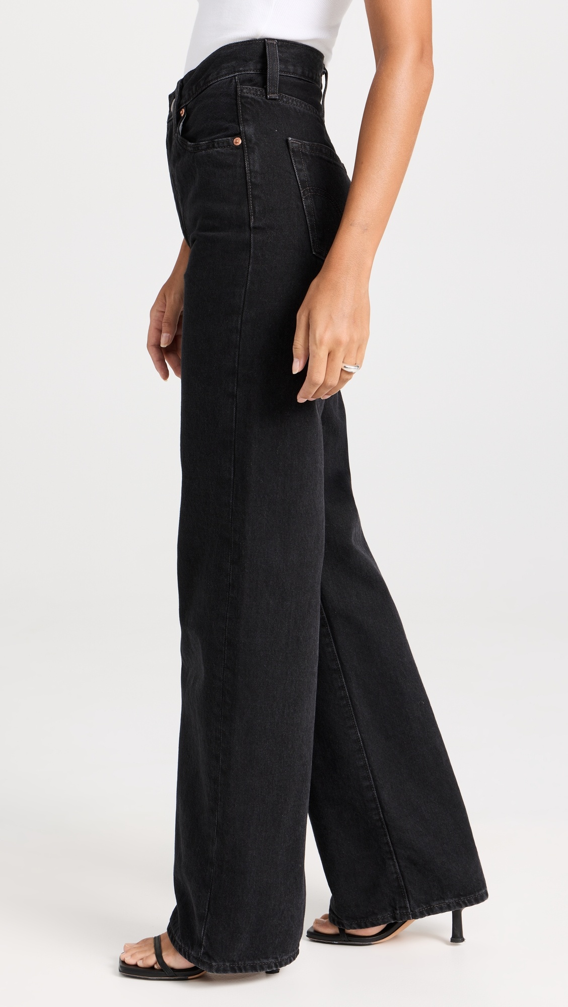 Ribcage Wide Leg Jeans - 4