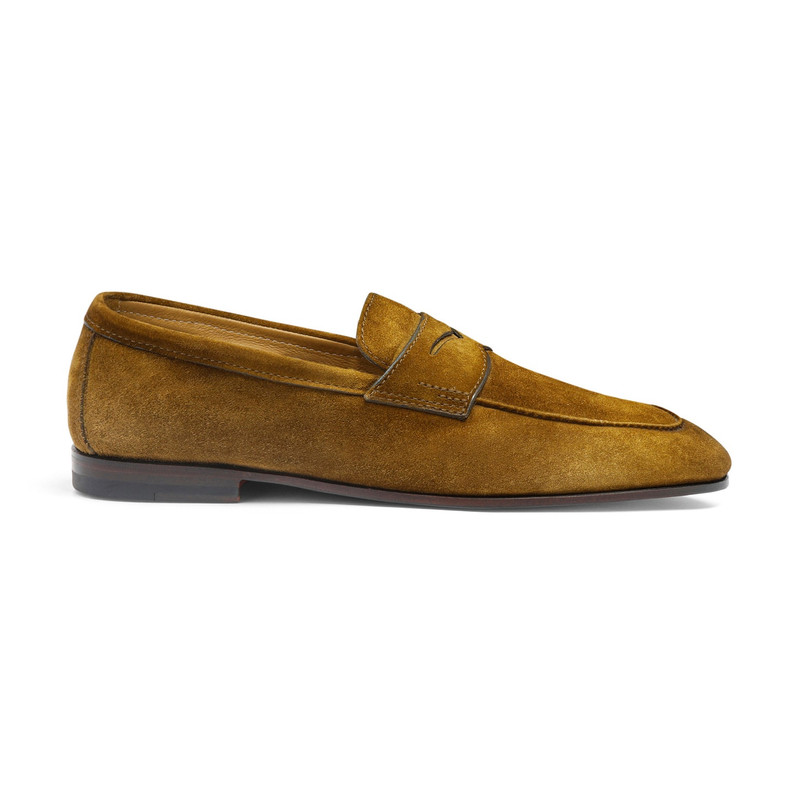 Men's green suede Carlo loafer - 1