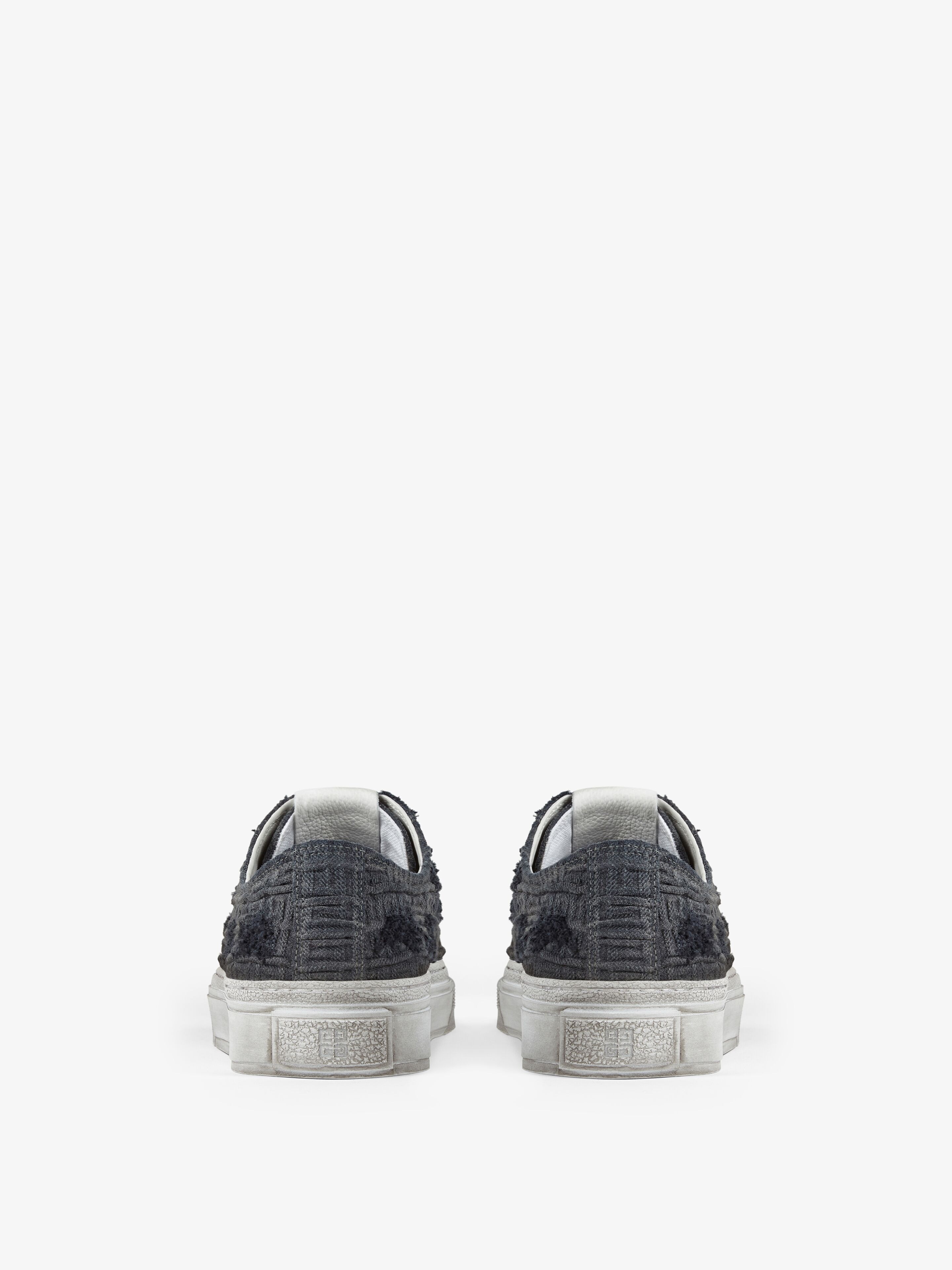 CITY SNEAKERS IN 4G DENIM WITH USED EFFECT - 7