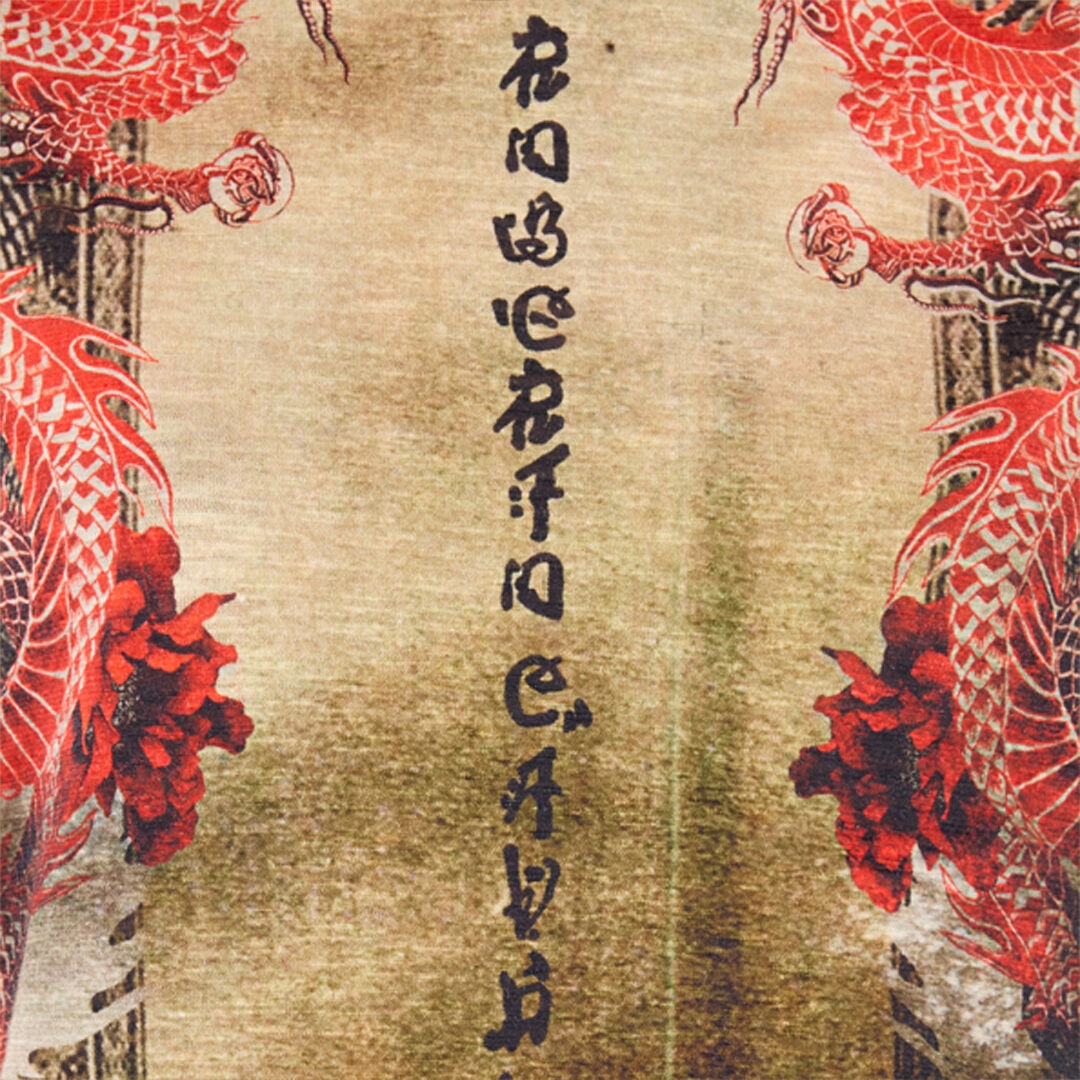 Cotton T-Shirt With Oriental Print - 5