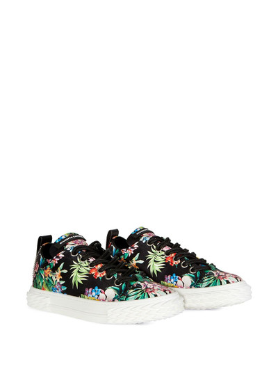 Giuseppe Zanotti floral print sneakers outlook