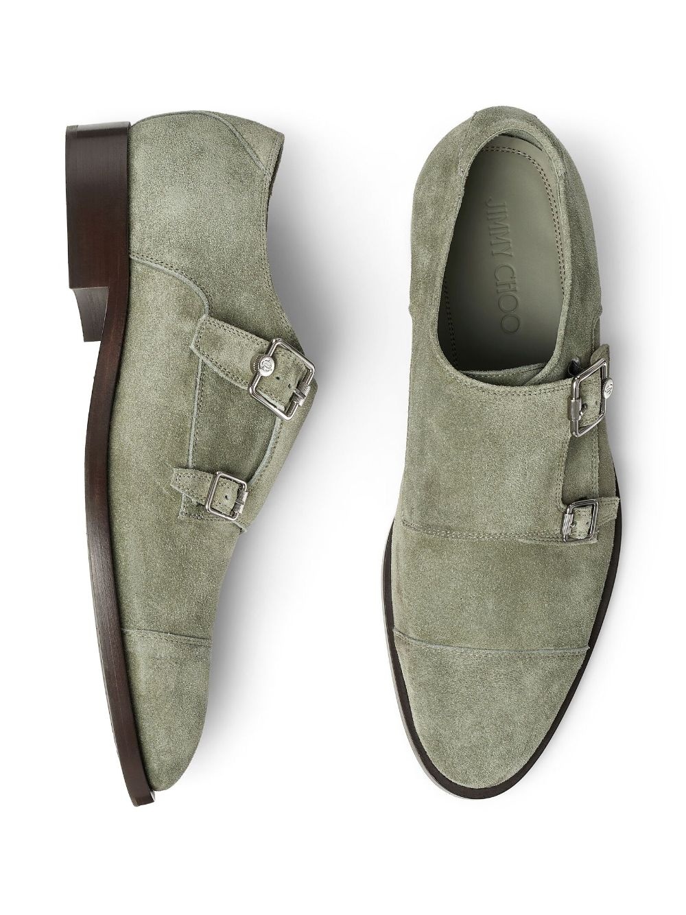 Finnion suede monk shoes - 4