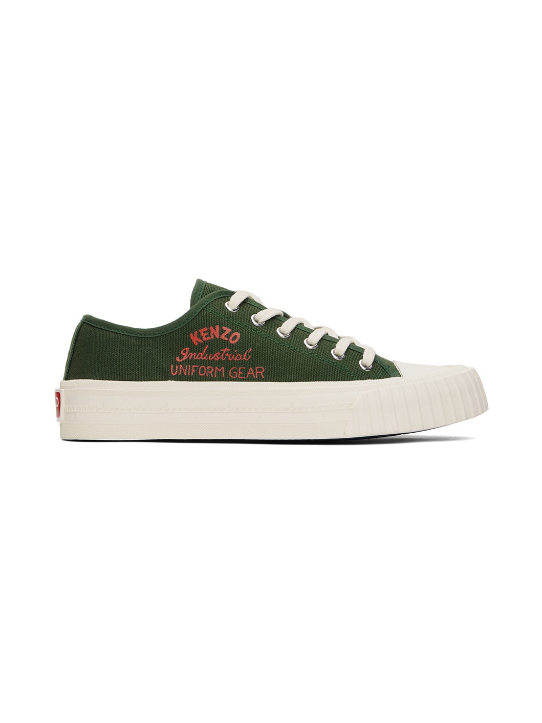 Green Kenzo Paris Foxy Low-Top Sneakers - 1