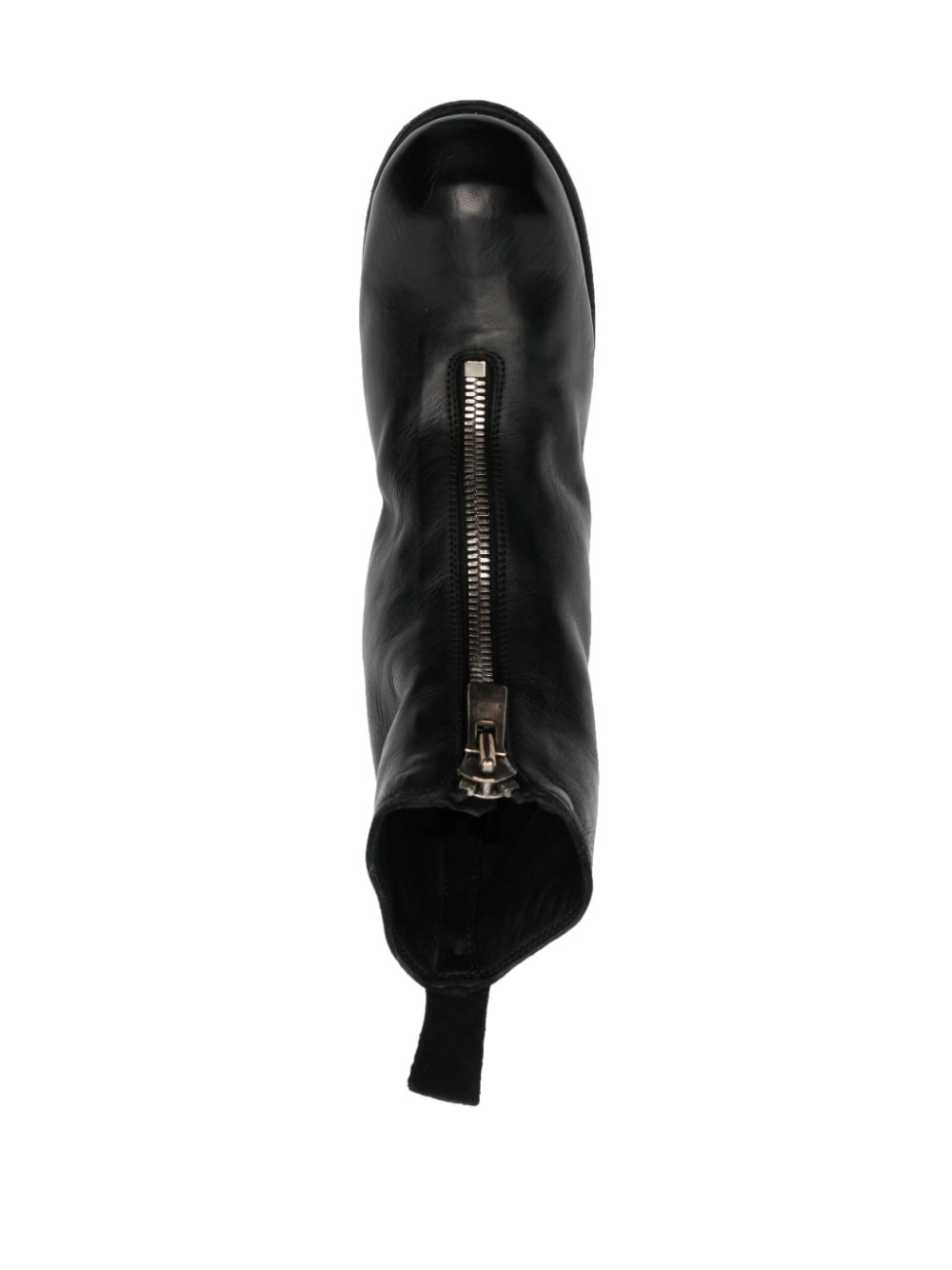 distressed-effect mid-heel boots - 4