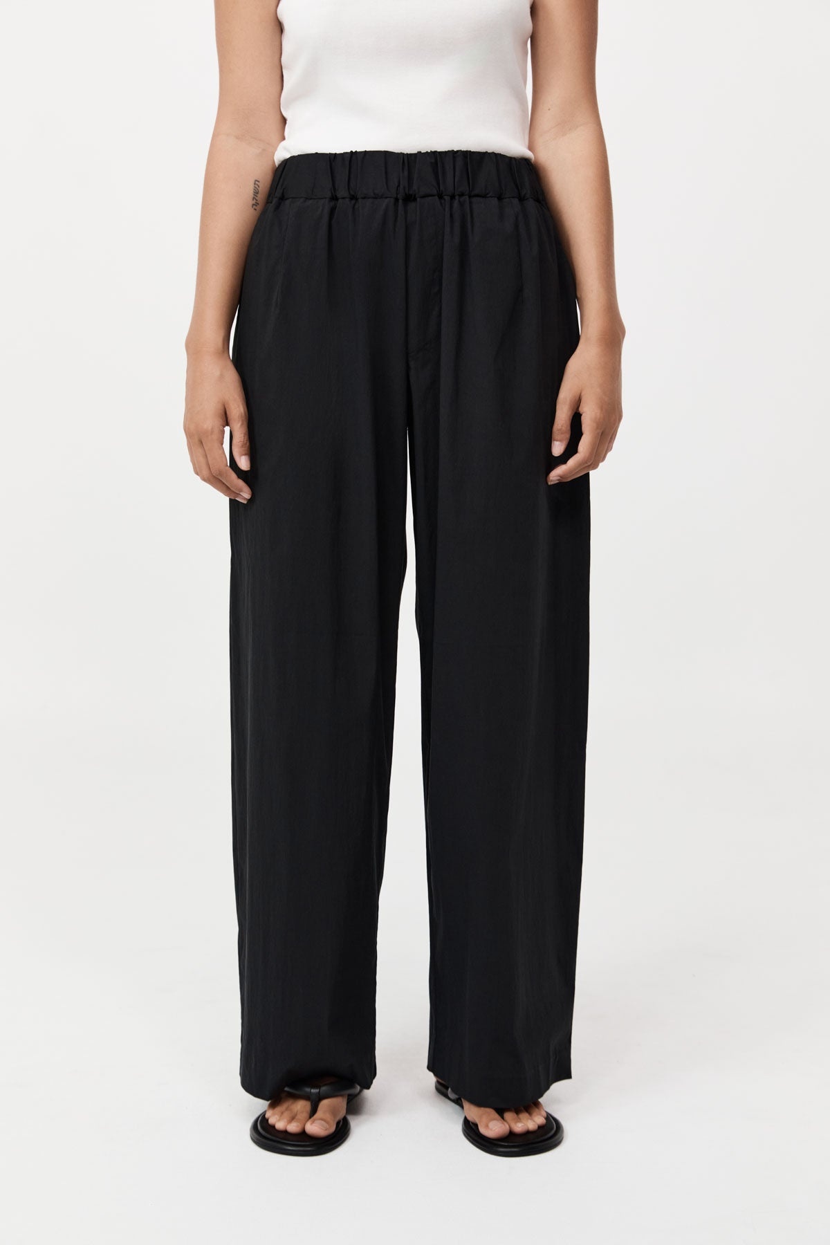 Relaxed Pants - Black - 4