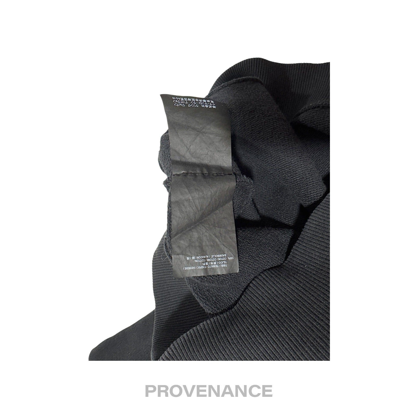 Saint Laurent Paris SLP Logo Hoodie Slow Kissing Black S - 11