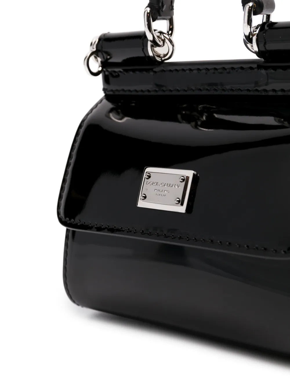 Dolce & Gabbana Women Mini Tote Bag With Logo Plaque - 3
