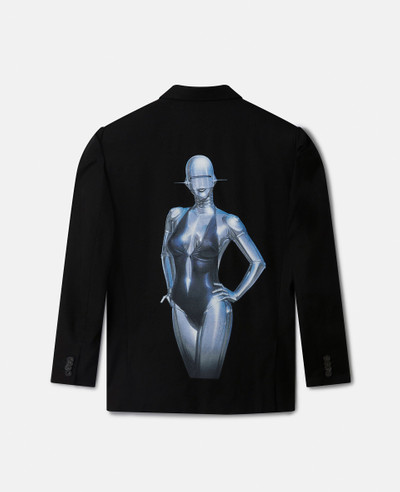Stella McCartney Sexy Robot Graphic Tuxedo-Lapel Blazer outlook