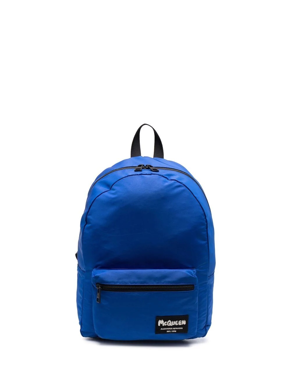 logo-patch zipped backpack - 1