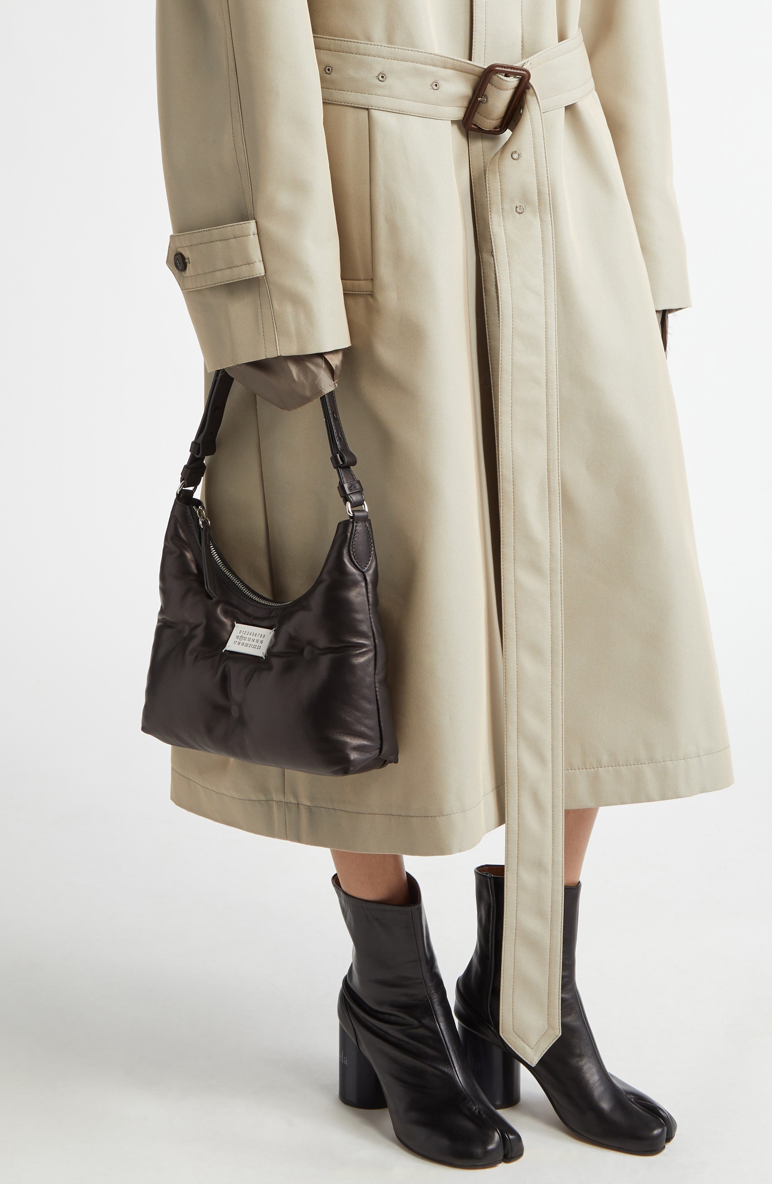 Maison Margiela Small Glam Slam Hobo Bag in Black at Nordstrom - 2