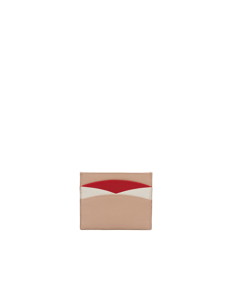Prada Saffiano Leather Card Holder outlook