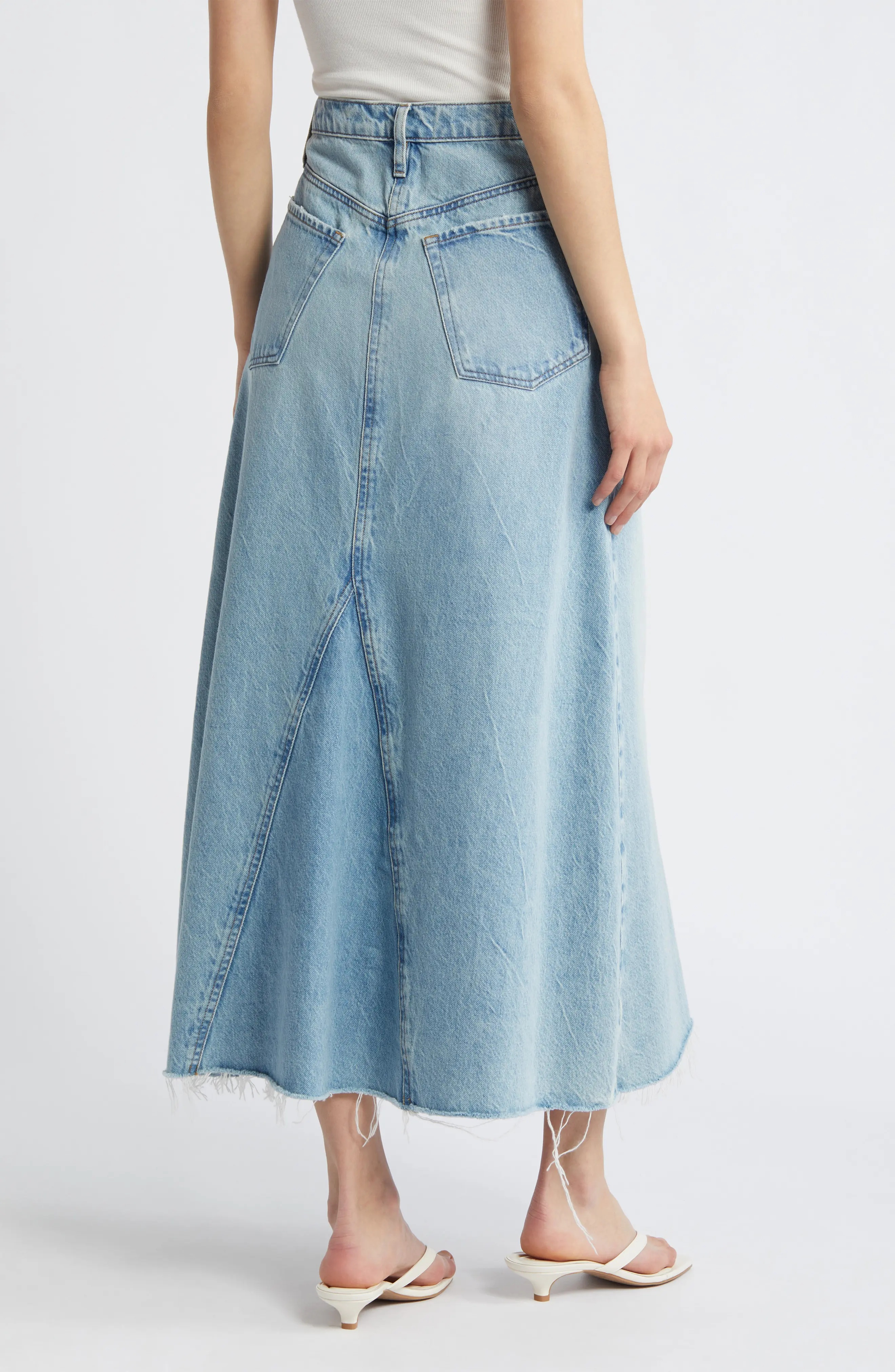 The Dorothy Denim A-Line Skirt - 2
