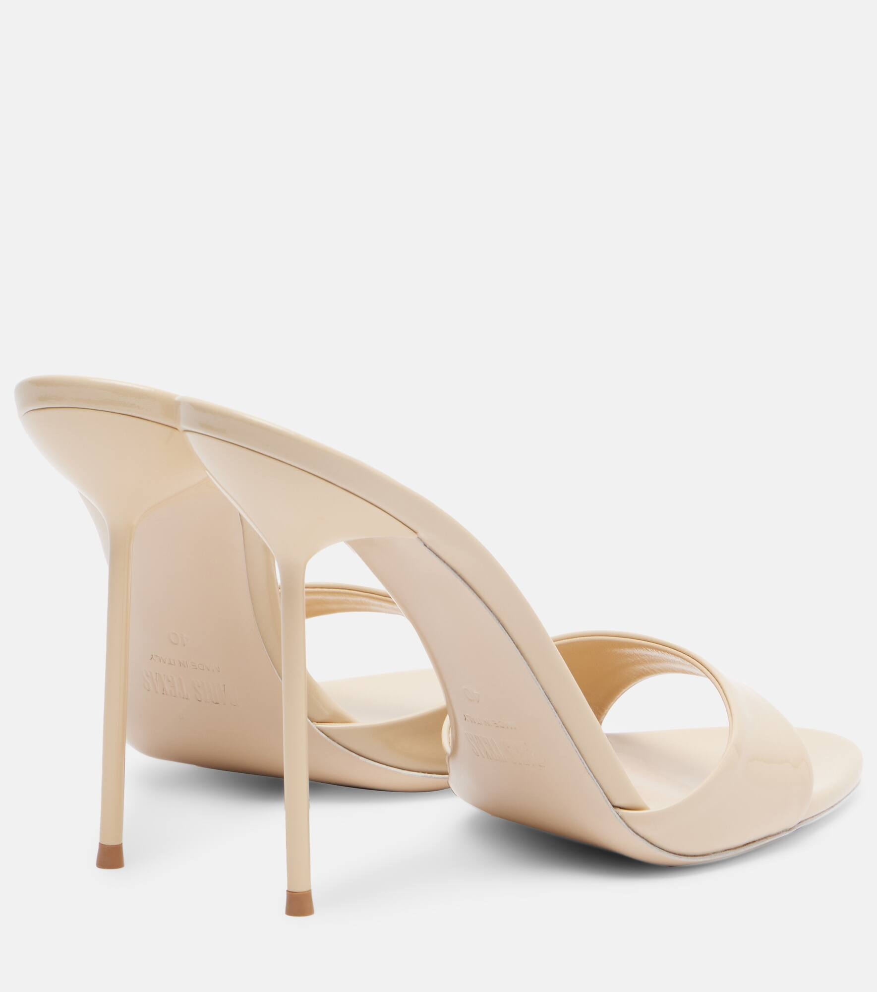 Lidia 105 patent leather mules - 2