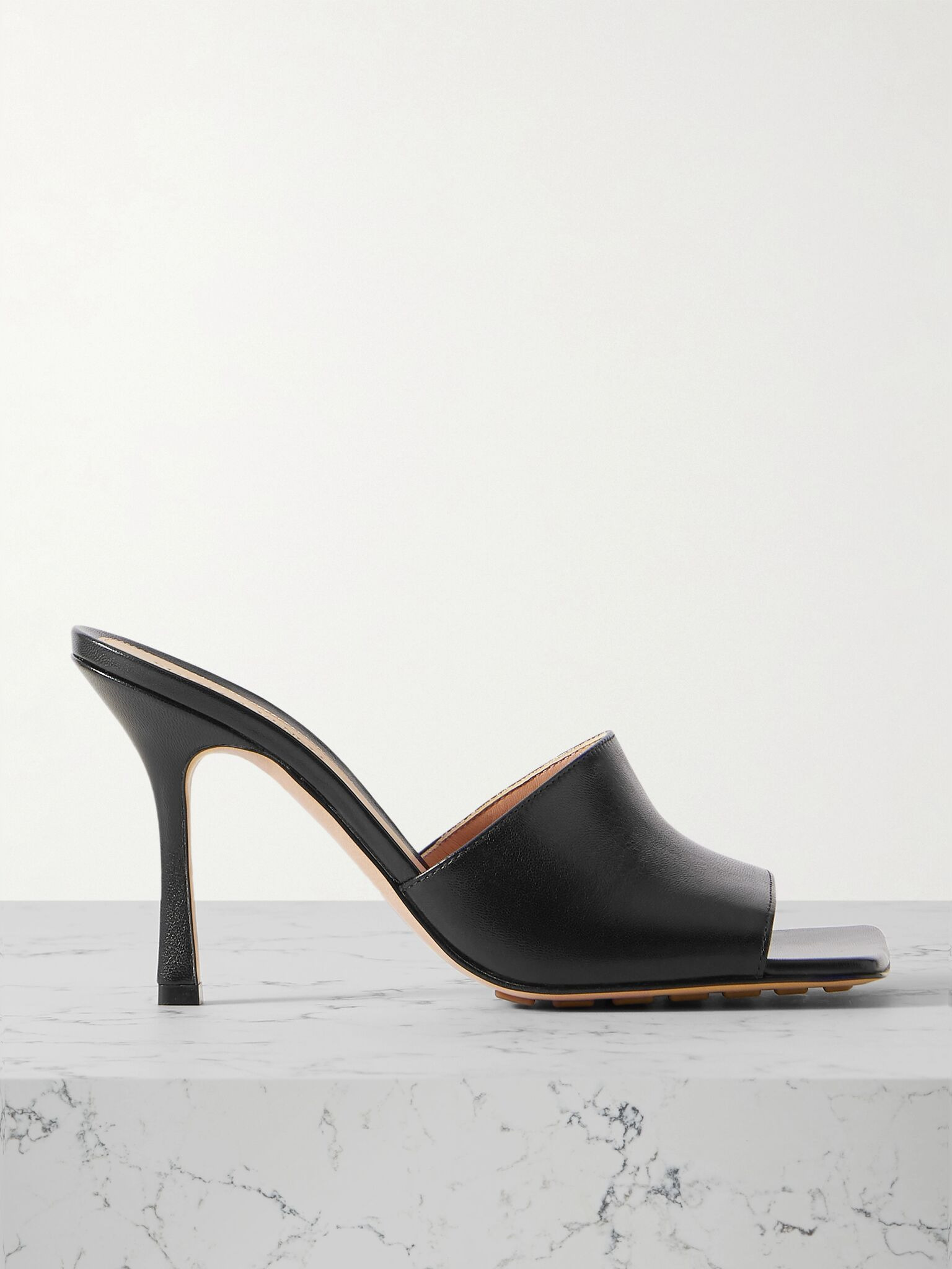 Leather mules Black - 1