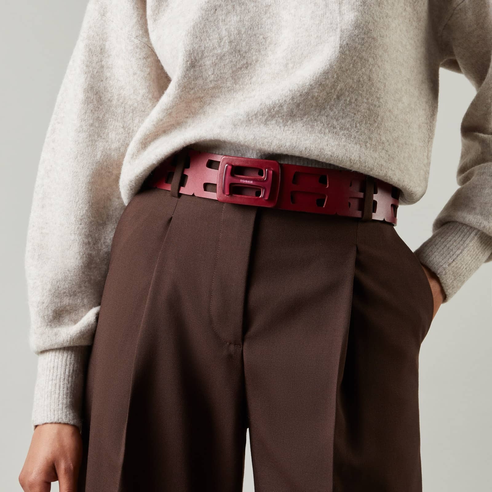 Belt Burgundy - 3