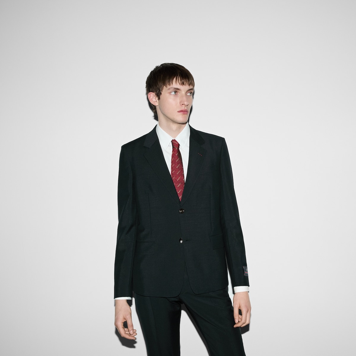 Gucci silk jacquard tie - 3