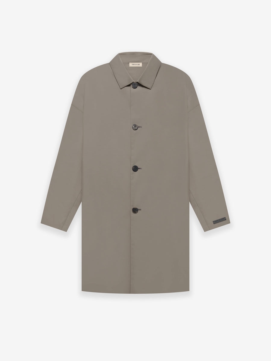 Wool Nylon Car Coat - 1