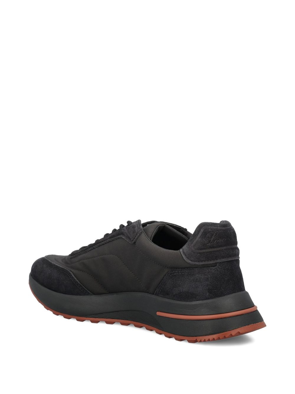 suede calfskin sneakers - 4