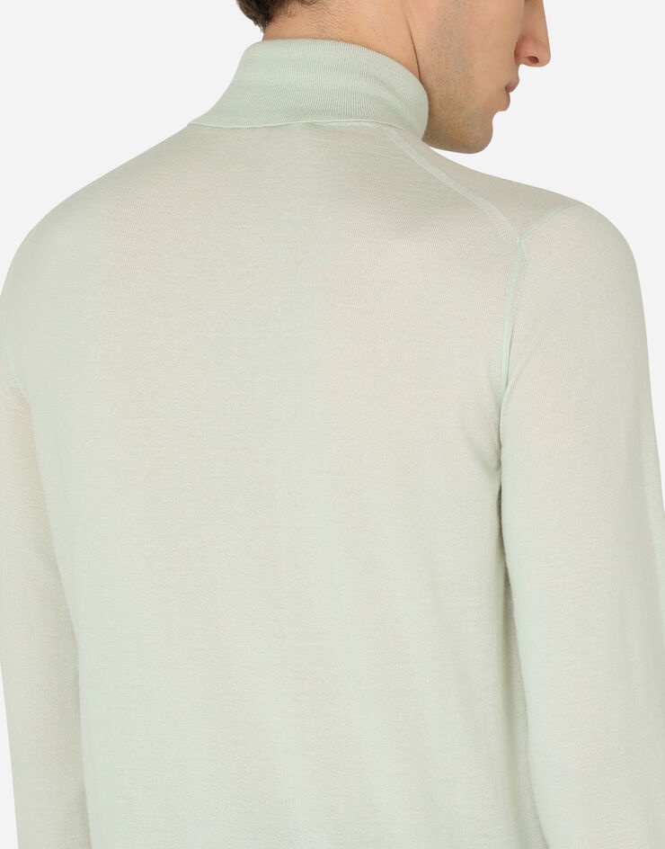 Wool turtle-neck sweater - 5