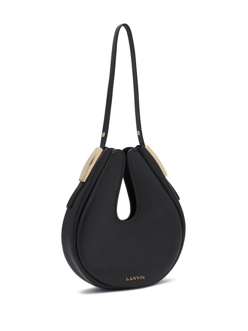logo-lettering shoulder bag - 4