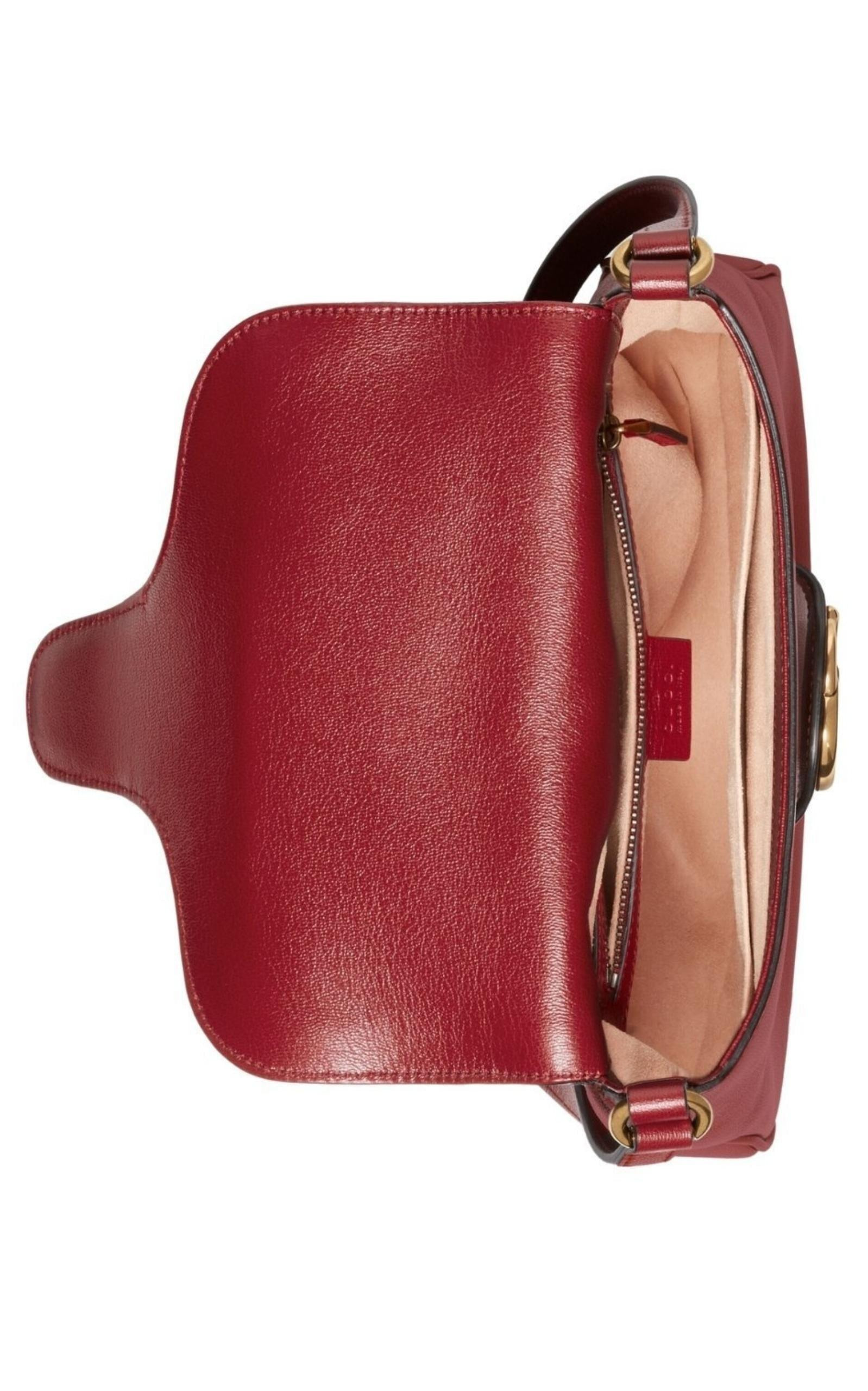Small Messenger with Double GG Bag in Red - 5