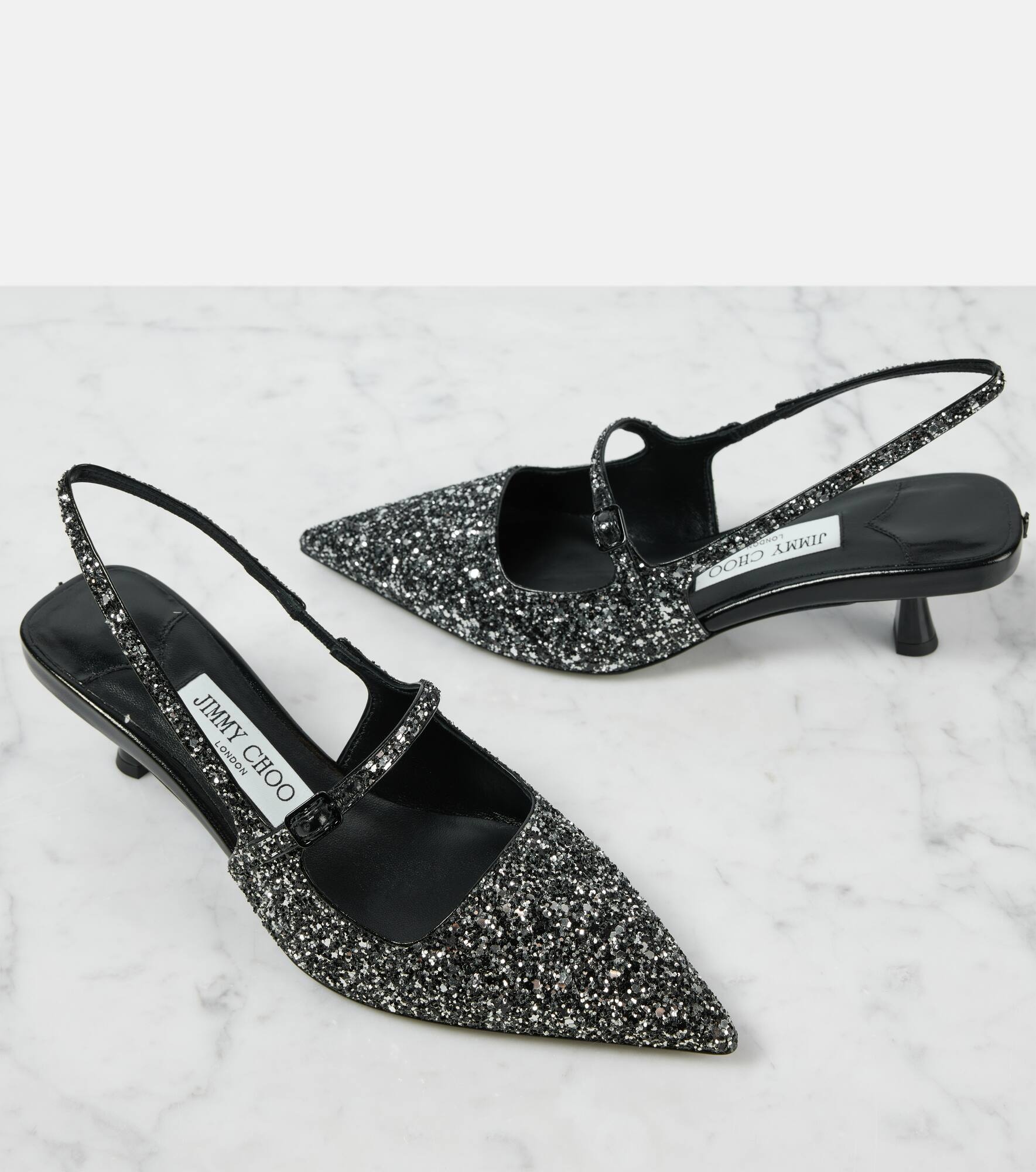 Didi 45 sequined slingback pumps - 5