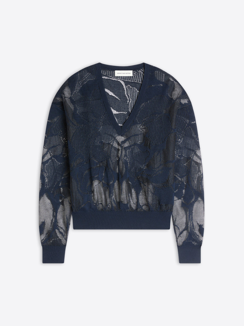 LACE COTTON SWEATER 1