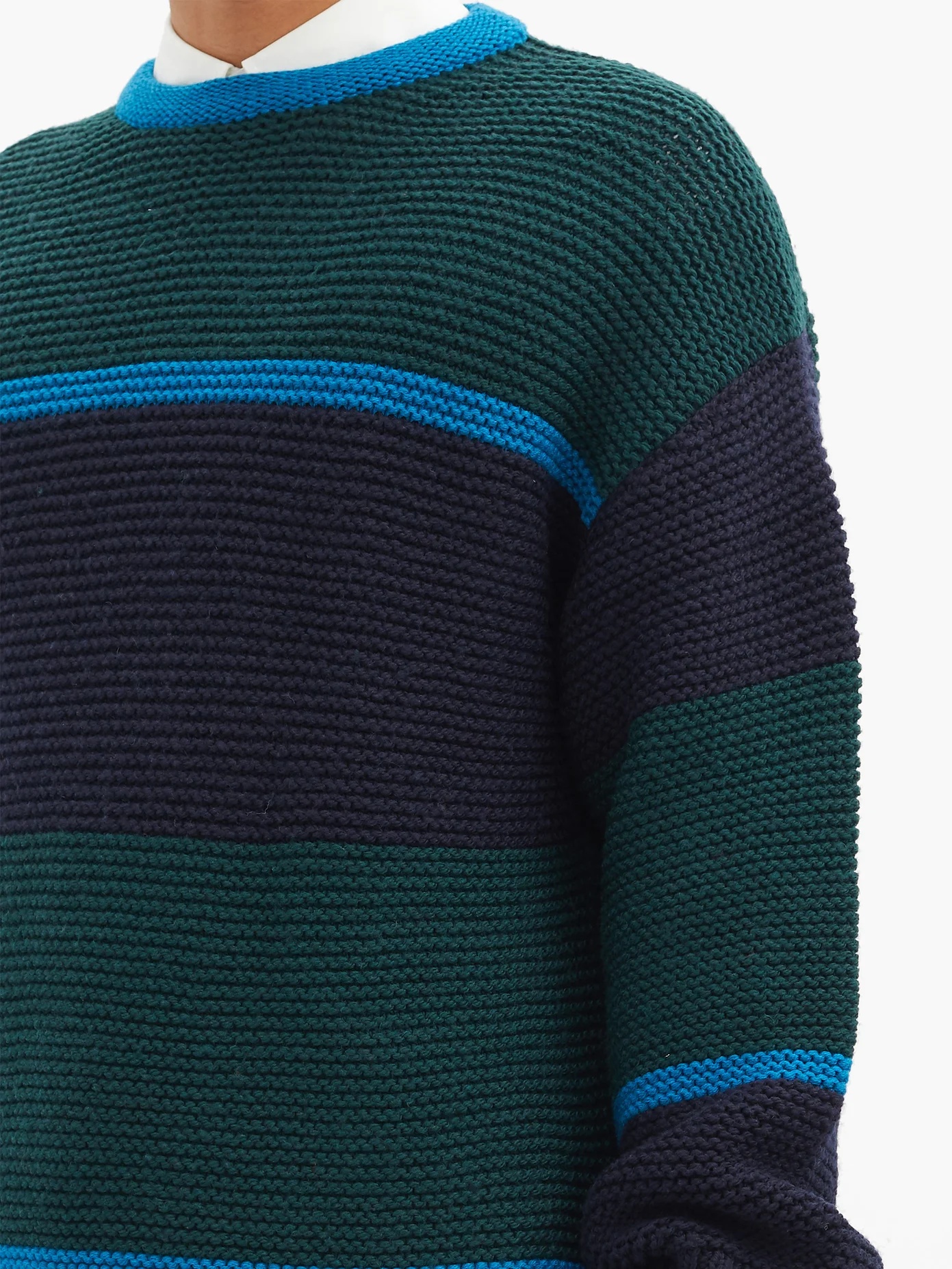 Striped wool sweater - 3