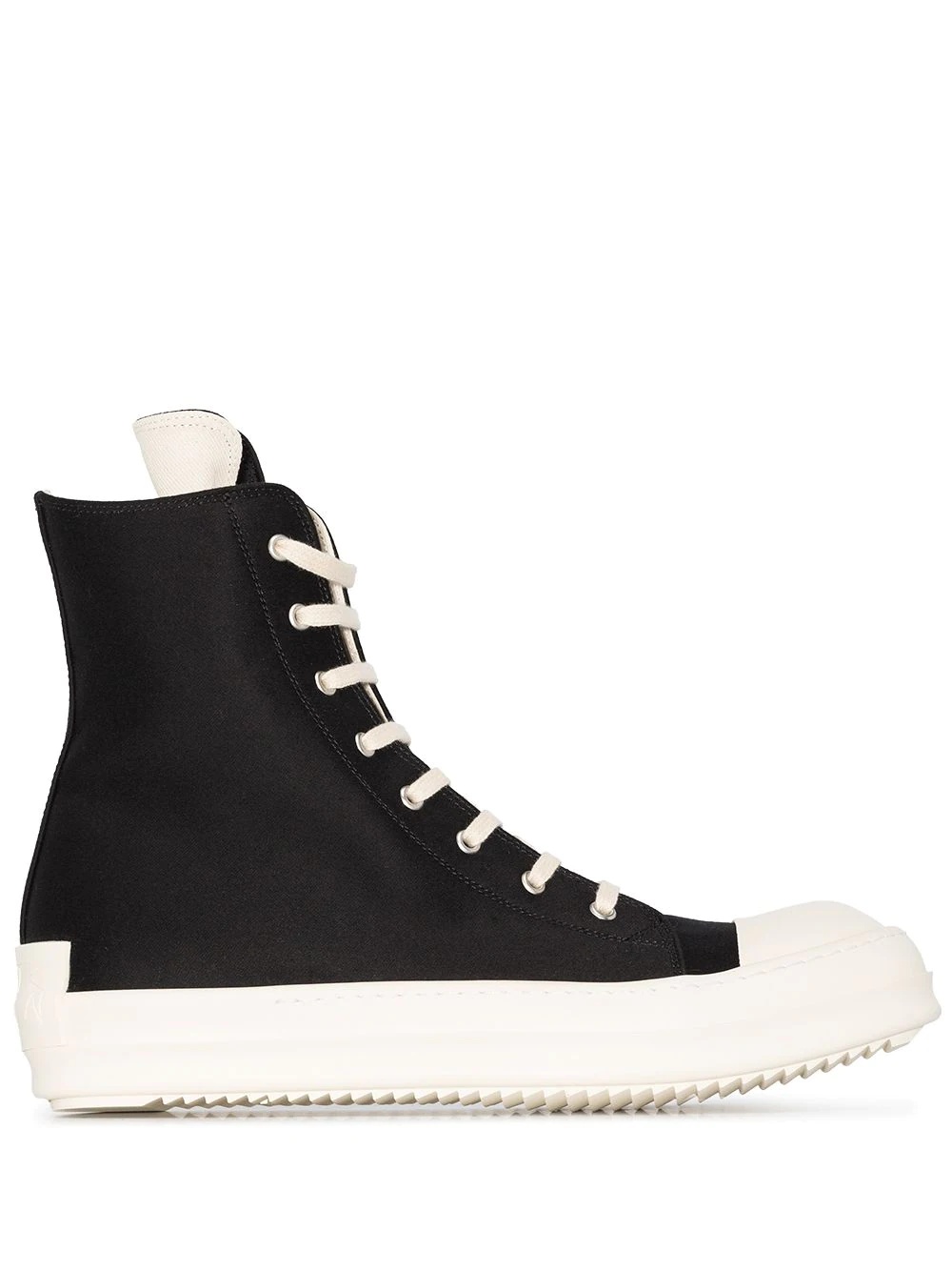 lace-up high-top sneakers - 1