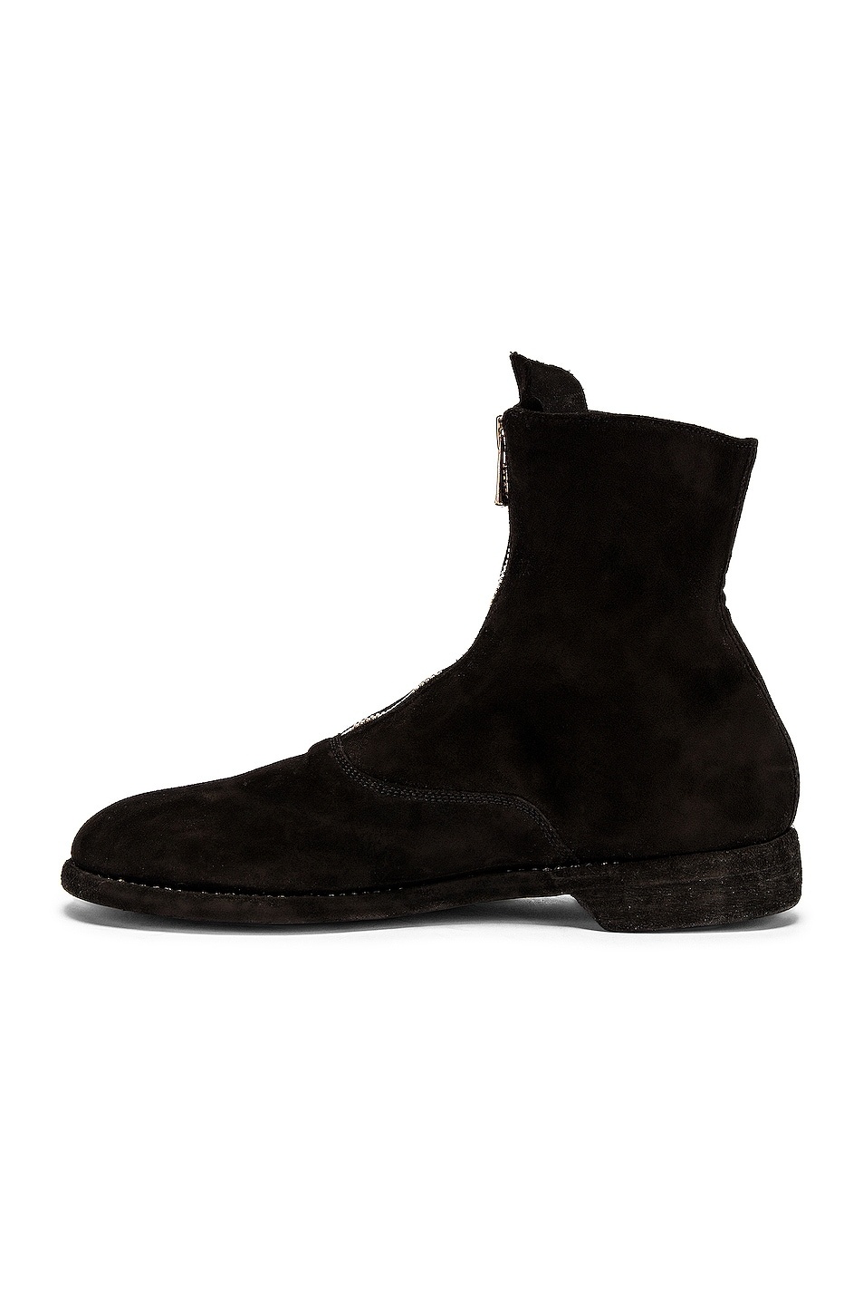 Stag Suede Zipper Boots - 5