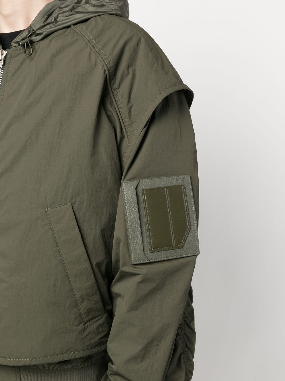 logo-appliqué bomber jacket - 5