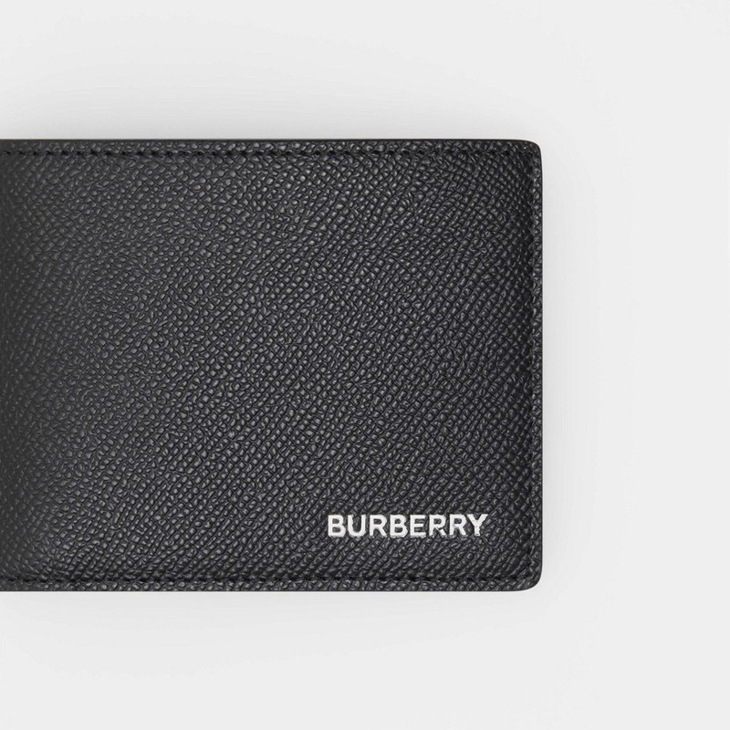 Burberry Grainy Leather Bifold Wallet outlook