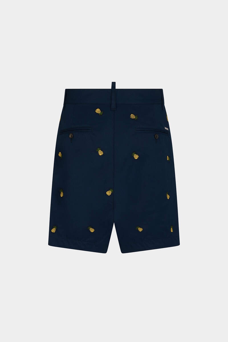EMBROIDERED FRUITS MARINE SHORTS - 2