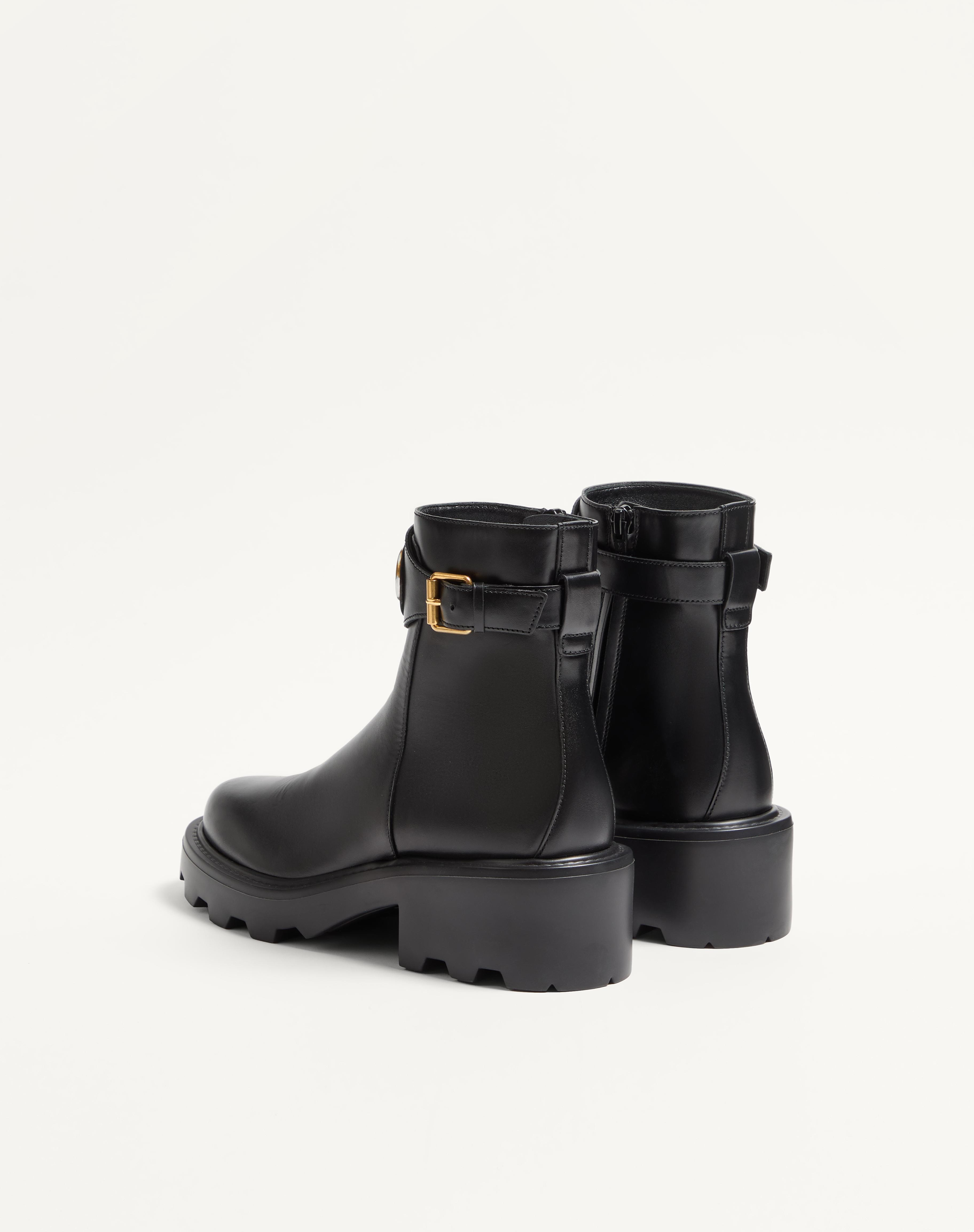 VLOGO SIGNATURE CALFSKIN ANKLE BOOT 55MM - 5
