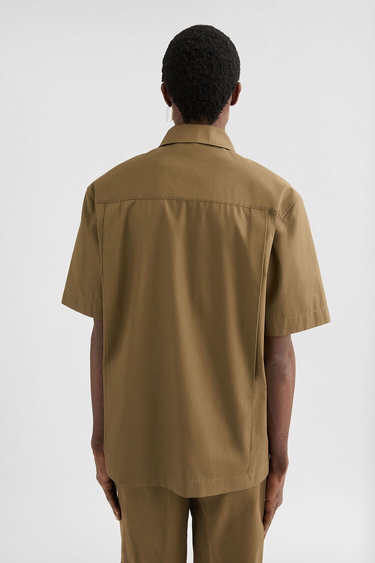 Cotton Taffeta Polo Shirt - 4