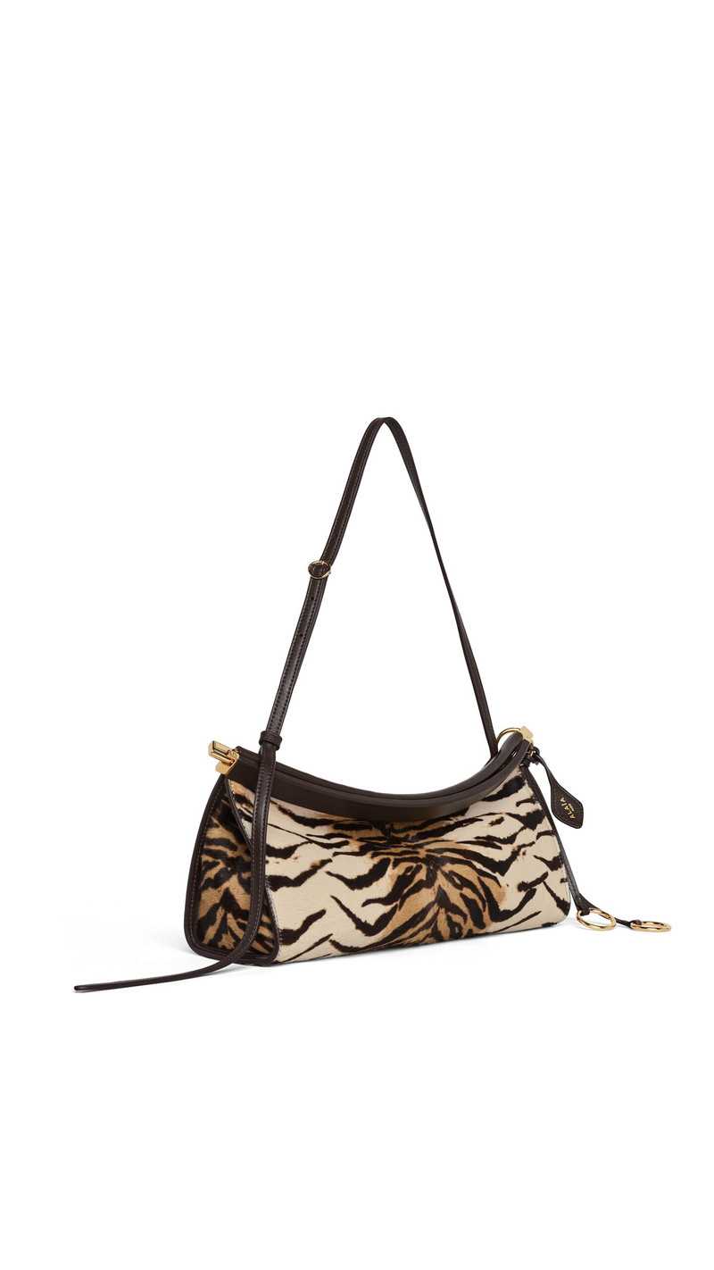 Alaïa LE CLICK EAST WEST MEDIUM BAG IN HAIRCALF outlook