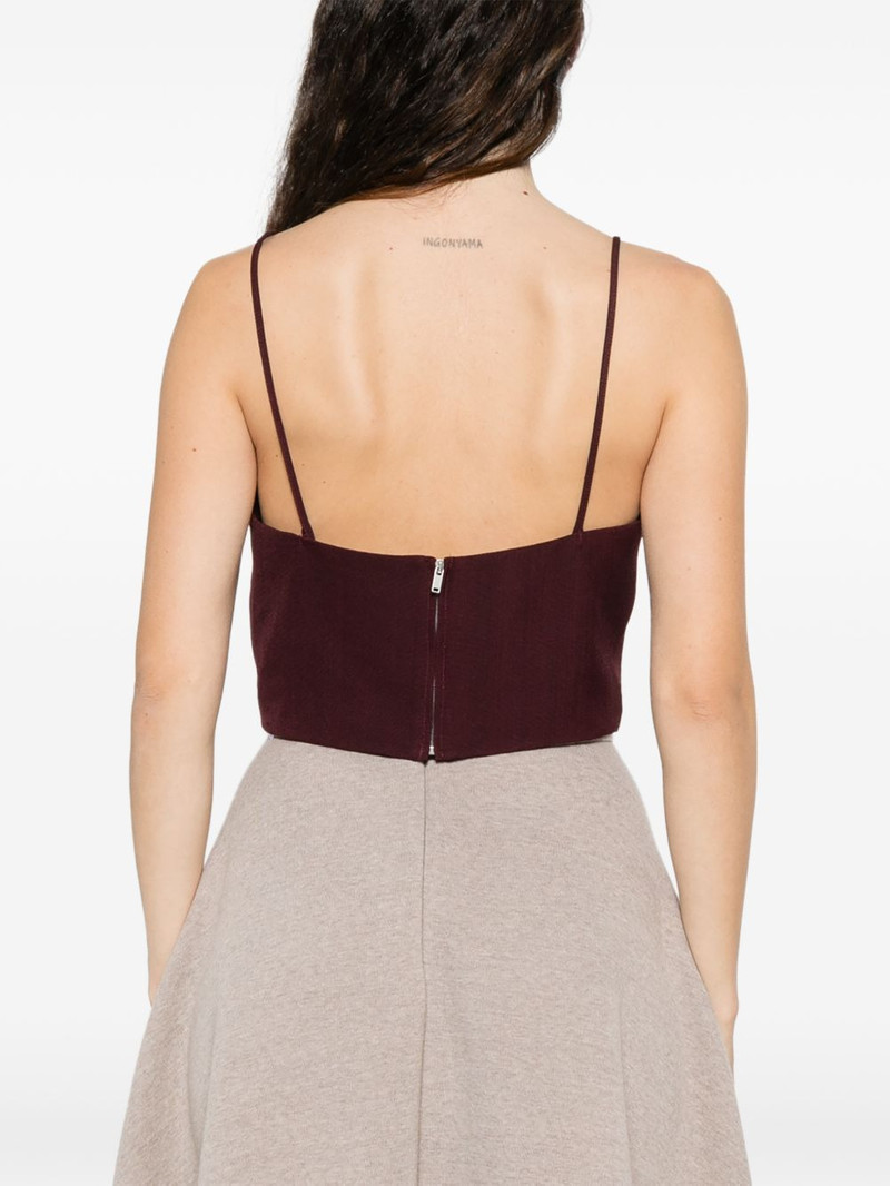V-neck crop top 4