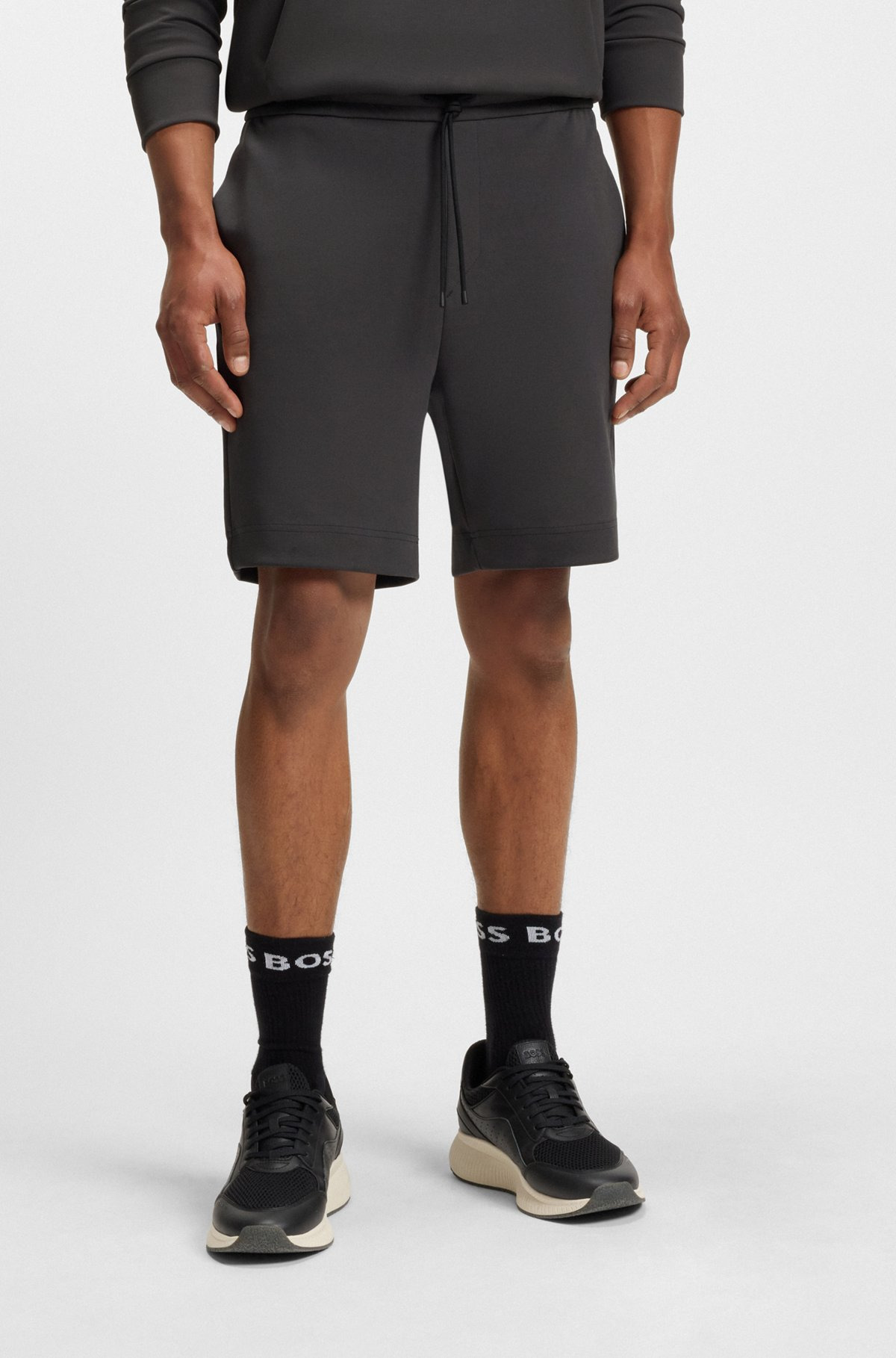 SHORTS WITH STRIPE DETAILS - 2