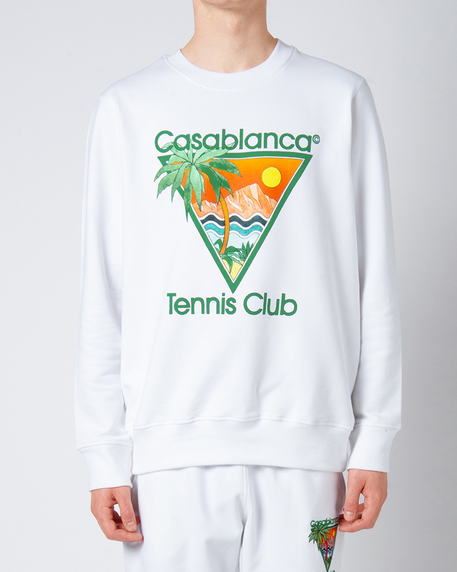 White Tennis Club Icon Sweatshirt - 3