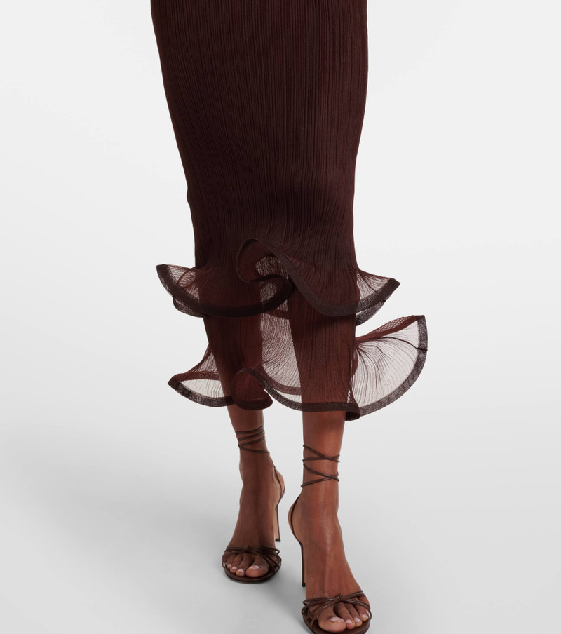 Ruffled midi dress 5
