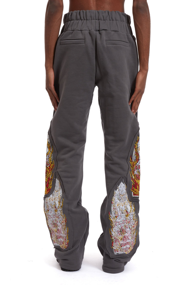 TRIPLE FLAME GLASS SWEATPANTS 6